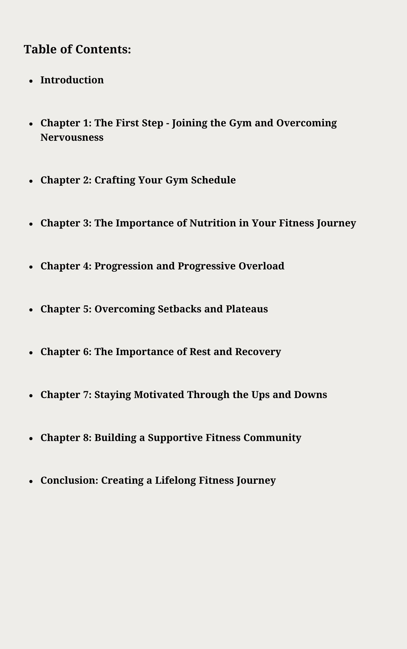 The Power Within: Master Your Gym Journey