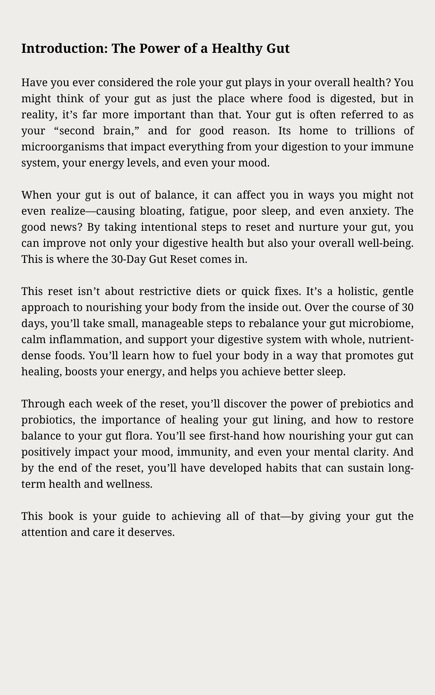 30-Day Gut Reset: Transform Your Health from the Inside Out
