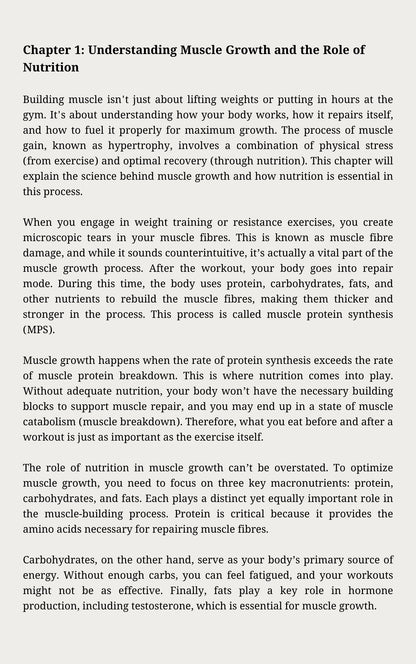 The Secrets to Muscle Growth Lies in These Powerful Foods