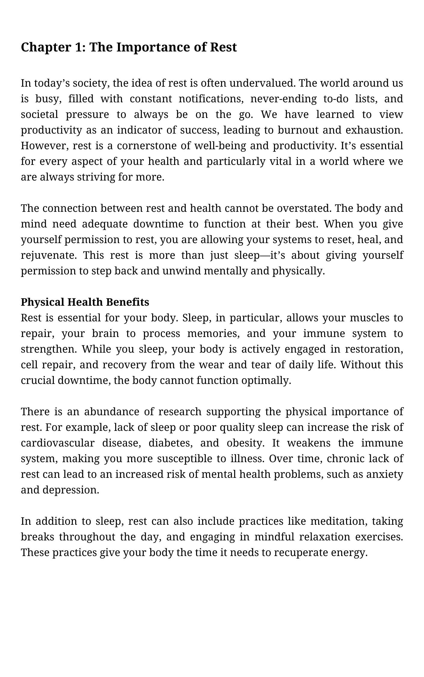Self - Care Sunday: Recharge Your Body & Mind