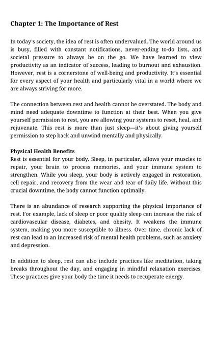 Self - Care Sunday: Recharge Your Body & Mind
