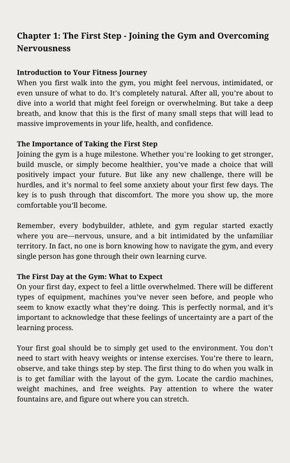 The Power Within: Master Your Gym Journey